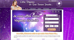 Desktop Screenshot of celia-voyance.com
